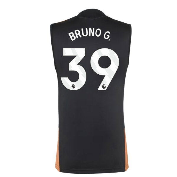 2026-2027 Arsenal Training Sleeveless Jersey (Black) (Bruno G. 39) — Shop Online