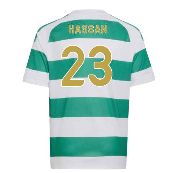 2026-2027 Celtic Home Shirt (Kids) (Hassan 23) — Shop Online