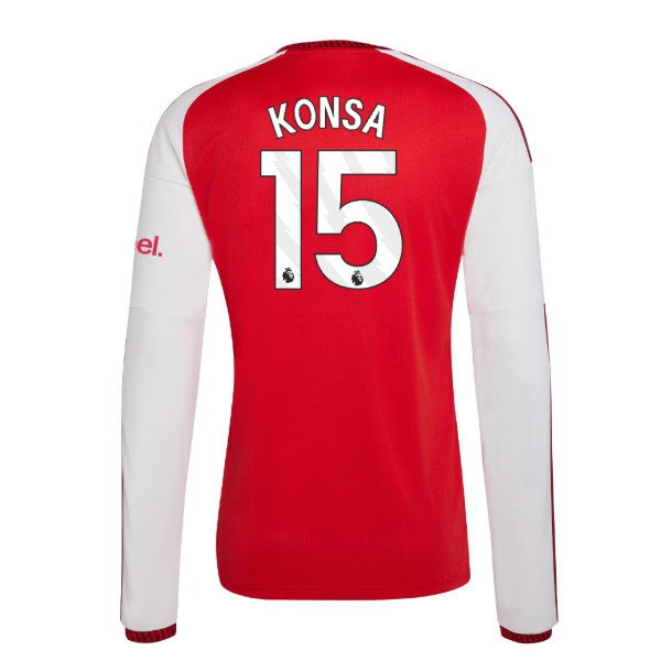 2026-2027 Arsenal Long Sleeve Home Shirt (Konsa 15) — Buy Online