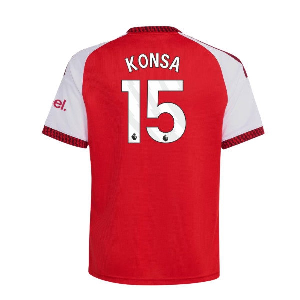 2026-2027 Arsenal Home Shirt (Kids) (Konsa 15) — Shop Now