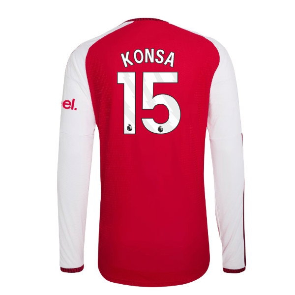 2026-2027 Arsenal Player Version Long Sleeve Home Shirt (Konsa 15) — Buy Now