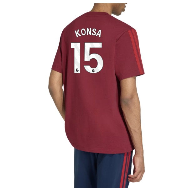 2026-2027 Arsenal DNA Tee (Burgundy) (Konsa 15) — Shop Now