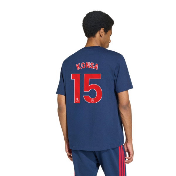 2026-2027 Arsenal DNA Graphic Tee (Navy) (Konsa 15) — Buy Online