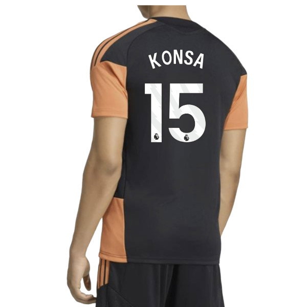 2026-2027 Arsenal Training Jersey (Black) (Konsa 15) — Shop Now