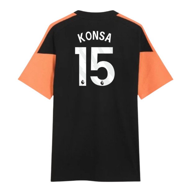 2026-2027 Arsenal Training Tee (Black) (Konsa 15) — Shop Online