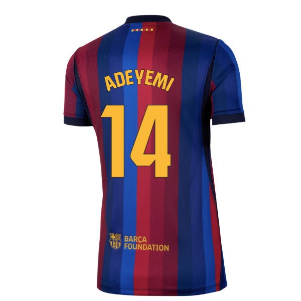 2026-2027 Barcelona Home Shirt (Womens) (Adeyemi 14) — Shop Online