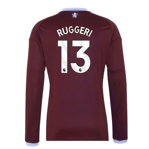 2026-2027 Aston Villa Long Sleeve Home Shirt (Ruggeri 13) — Shop Now