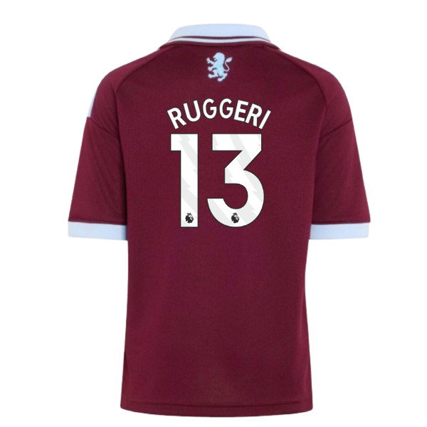 2026-2027 Aston Villa Home Shirt (Kids) (Ruggeri 13) — Shop Online