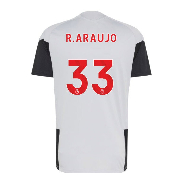 2026-2027 Liverpool Training Jersey (Dash Grey) (R.Araujo 33) — Buy Online