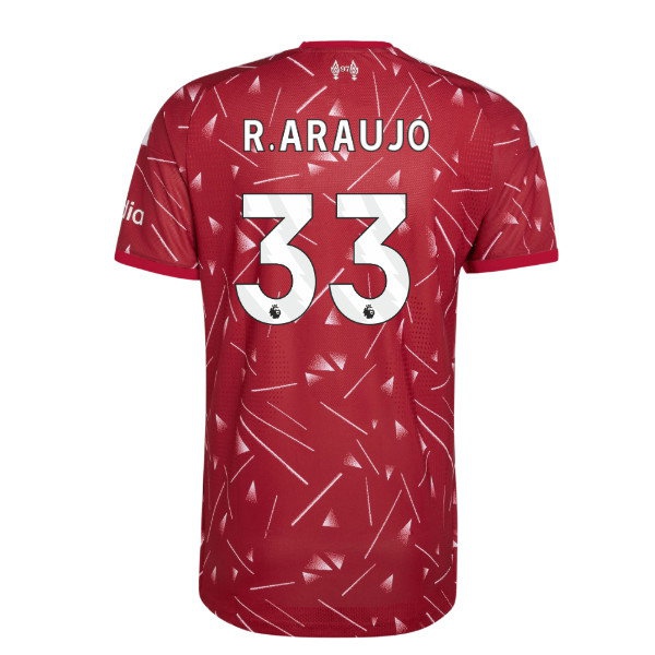 2026-2027 Liverpool Player Version Home Shirt (R.Araujo 33) — Shop Online