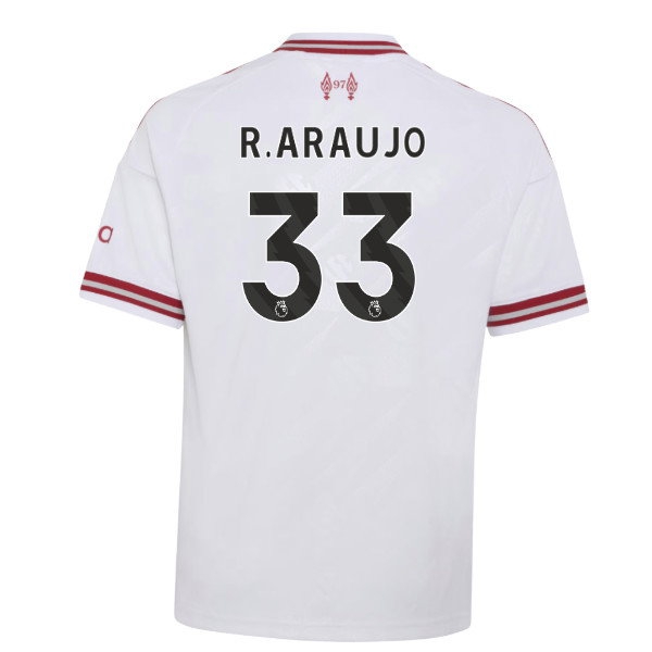 2026-2027 Liverpool Away Shirt (Kids) (R.Araujo 33) — Buy Online