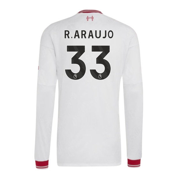 2026-2027 Liverpool Player Version Long Sleeve Away Shirt (R.Araujo 33) — Shop Now