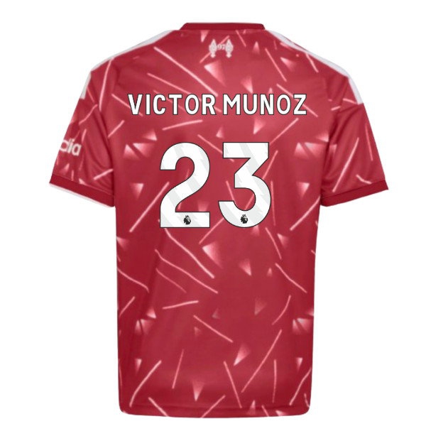 2026-2027 Liverpool Home Shirt (Kids) (Victor Munoz 23) — Buy Online