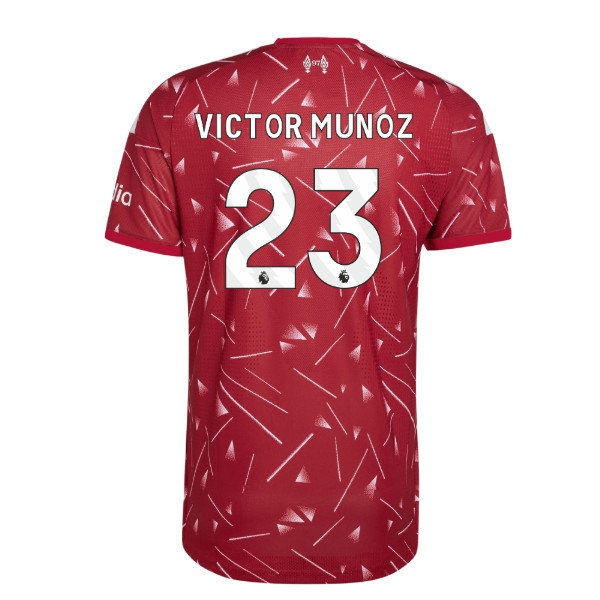 2026-2027 Liverpool Player Version Home Shirt (Victor Munoz 23) — Shop Online