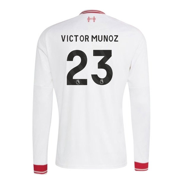 2026-2027 Liverpool Long Sleeve Away Shirt (Victor Munoz 23) — Buy Now