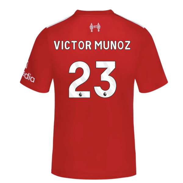 2026-2027 Liverpool Home SUPPORTER Shirt (Kids) (Victor Munoz 23) — Shop Online