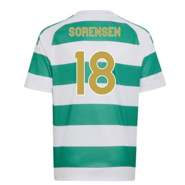 2026-2027 Celtic Home Shirt (Kids) (Sorensen 18) — Shop Now