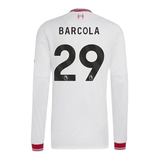 2026-2027 Liverpool Player Version Long Sleeve Away Shirt (Barcola 29) — Buy Now