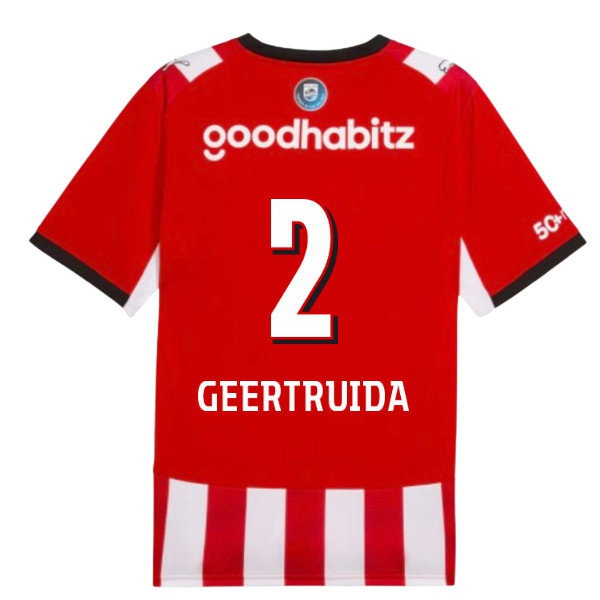 2026-2027 PSV Eindhoven Home Shirt (Geertruida 2) — Buy Now