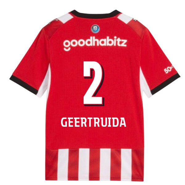 2026-2027 PSV Eindhoven Home Shirt (Kids) (Geertruida 2) — Shop Now