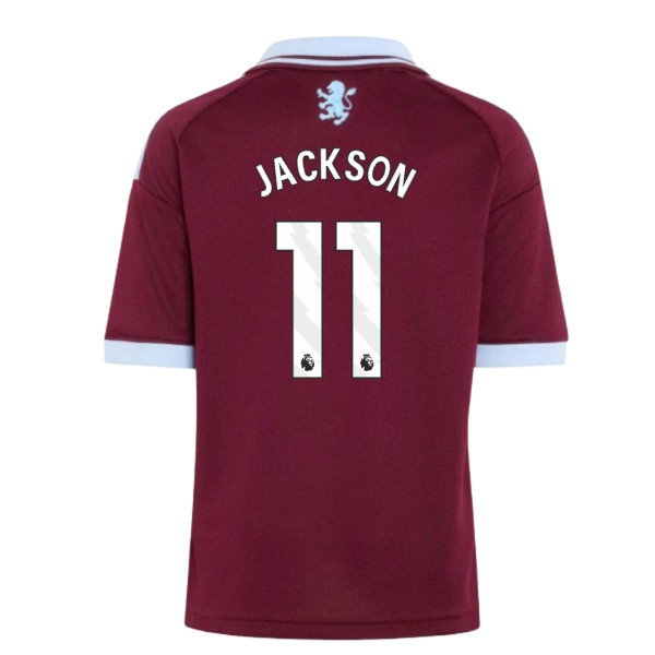 2026-2027 Aston Villa Home Shirt (Kids) (Jackson 11) — Buy Online