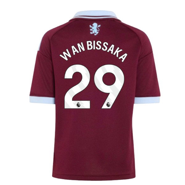 2026-2027 Aston Villa Home Shirt (Kids) (Wan Bissaka 29) — Buy Online