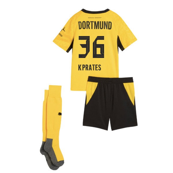2026-2027 Borussia Dortmund Home Mini Kit (K.Prates 36) — Shop Online