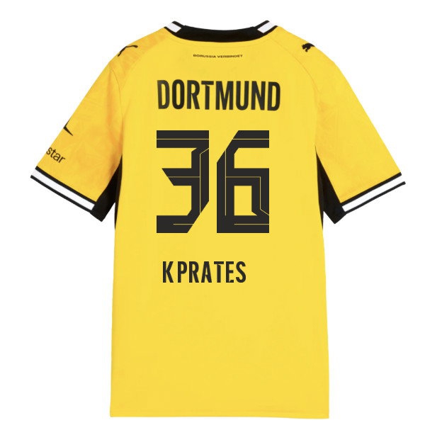 2026-2027 Borussia Dortmund Home Shirt (Kids) (K.Prates 36) — Buy Online