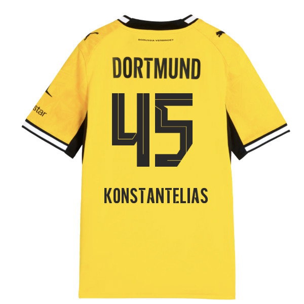 2026-2027 Borussia Dortmund Home Shirt (Kids) (Konstantelias 45) — Buy Now