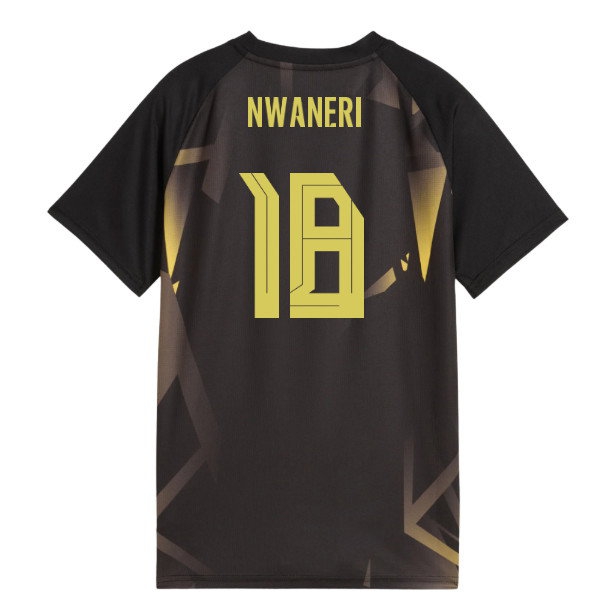 2026-2027 Borussia Dortmund Warm Up Jersey (Black) (Nwaneri 18) — Buy Online
