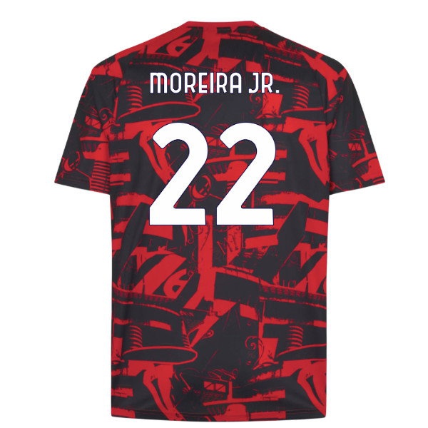 2026-2027 AC Milan Warm Up Jersey (Red) (Moreira Jr. 22) — Shop Online