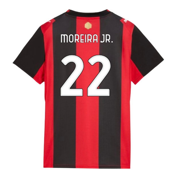 2026-2027 AC Milan Home Shirt (Womens) (Moreira Jr. 22) — Buy Online