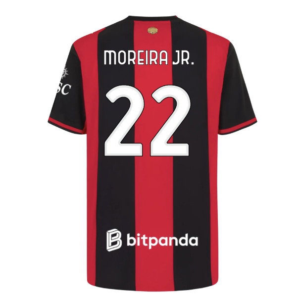 2026-2027 AC Milan Player Version Home Shirt (Moreira Jr. 22) — Buy Now