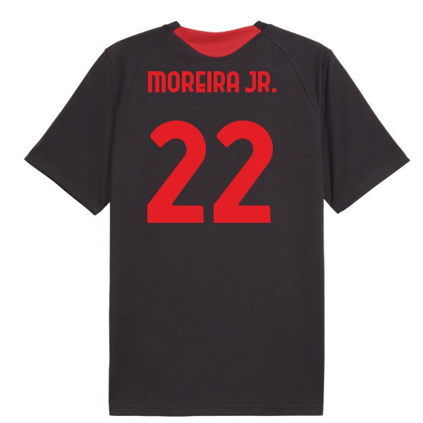 2026-2027 AC Milan Training Jersey (Flat Dark Gray) (Moreira Jr. 22) — Shop Now