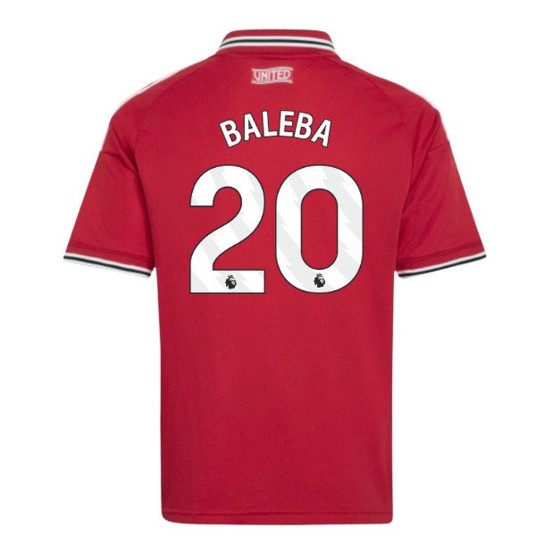 2026-2027 Man Utd Home Shirt (Kids) (Baleba 20) — Shop Now
