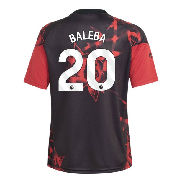 2026-2027 Man Utd Home Pre-Match Shirt (Red) - Kids (Baleba 20) — Shop Now