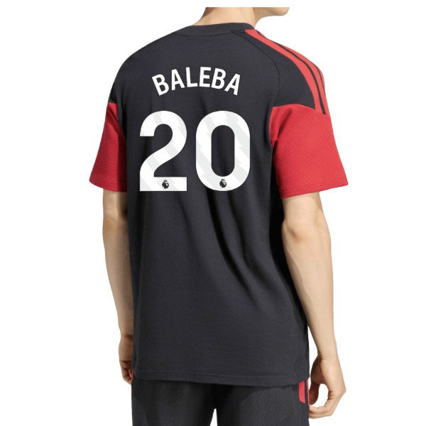 2026-2027 Man Utd Tiro Training Tee (Black) (Baleba 20) — Buy Online