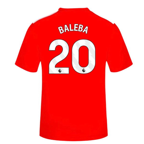 2026-2027 Manchester United Home FAN Shirt (Kids) (Baleba 20) — Buy Online