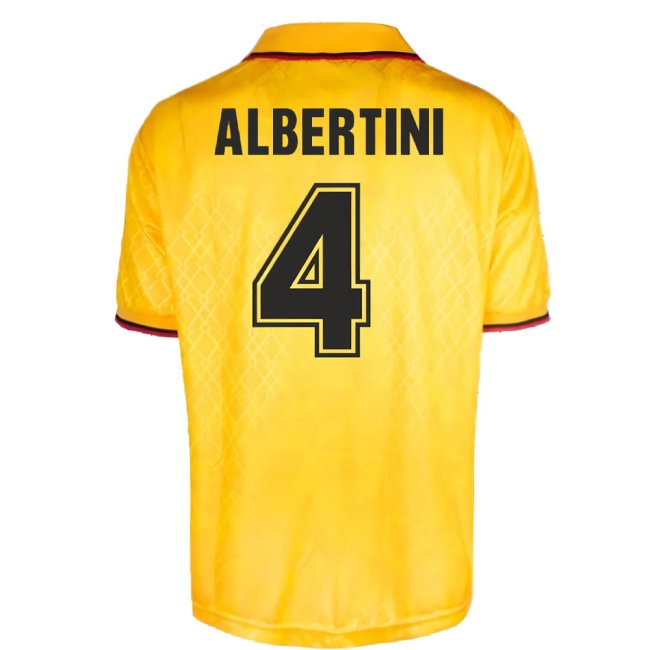 AC Milan 1995-1996 Third Retro Shirt (Albertini 4) — Shop Online