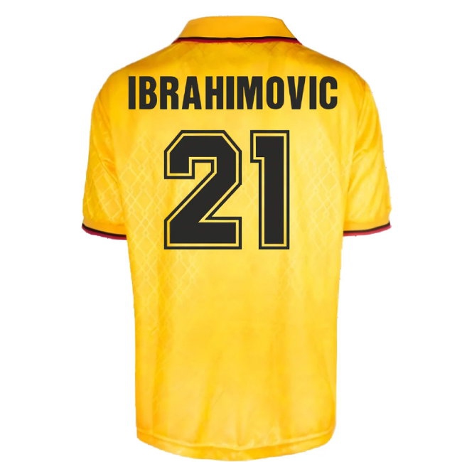 AC Milan 1995-1996 Third Retro Shirt (Ibrahimovic 21) — Buy Online