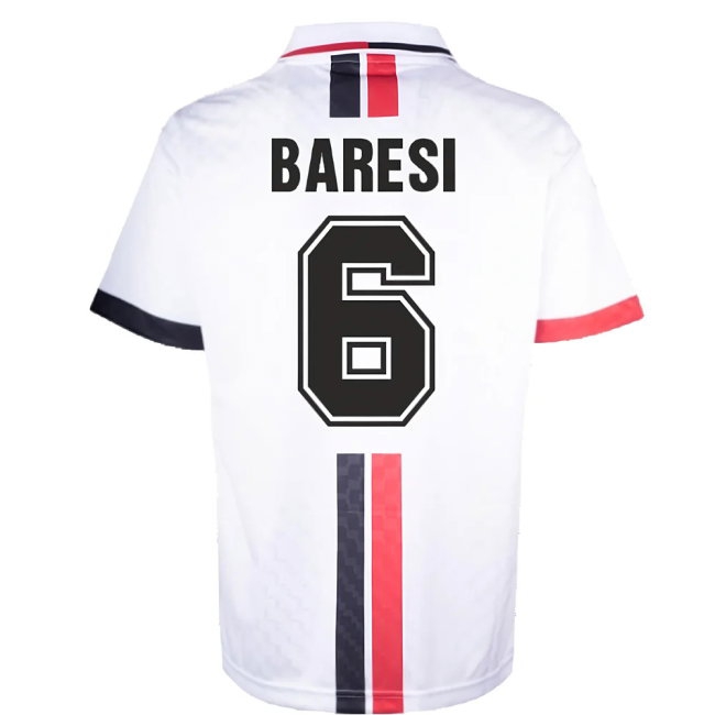 AC Milan 1996 Away Retro Shirt (BARESI 6) — Shop Now