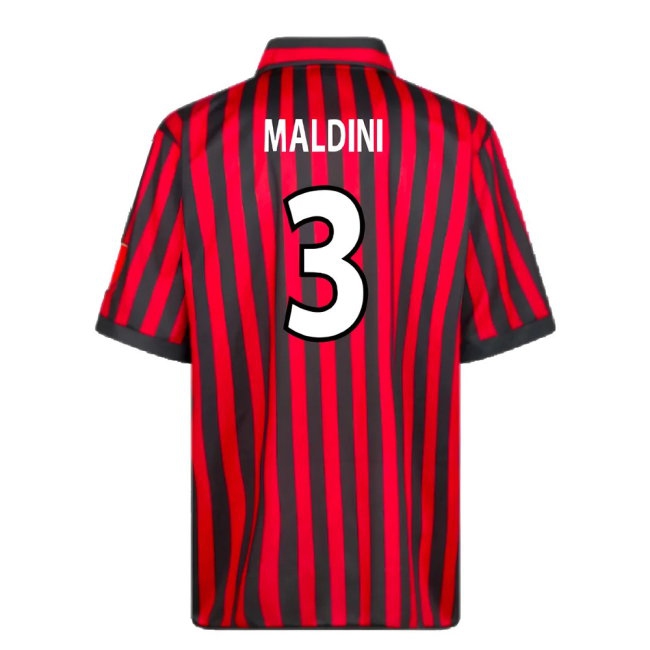 AC Milan 2000 Centenary Retro Football Shirt (Maldini 3) — Shop Online