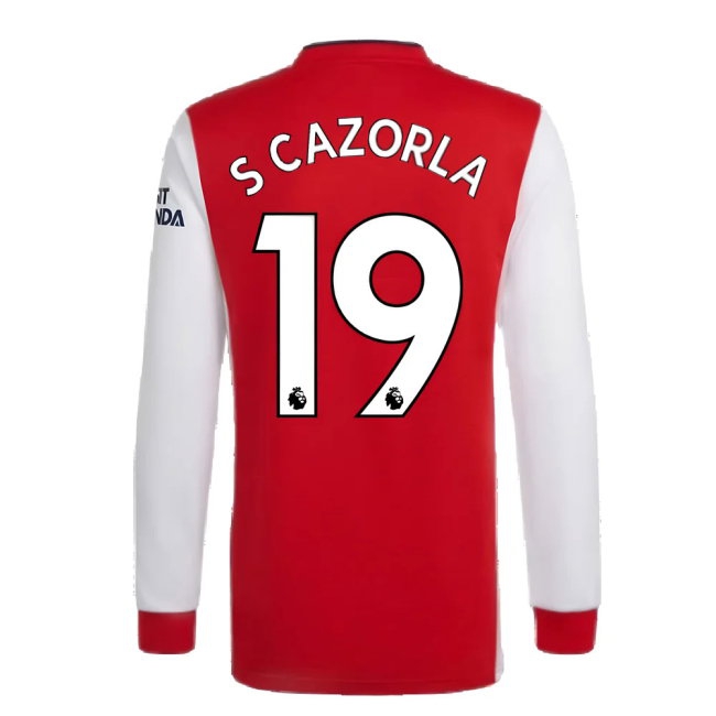 Arsenal 2021-2022 Long Sleeve Home Shirt (S CAZORLA 19) — Buy Online