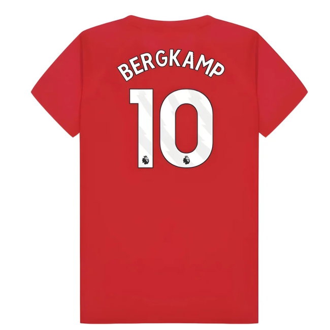Arsenal Poly T-Shirt (Red) - Kids (Bergkamp 10) — Shop Now