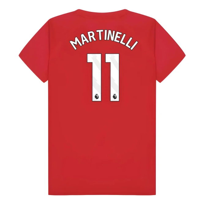 Arsenal Poly T-Shirt (Red) - Kids (Martinelli 11) — Buy Online