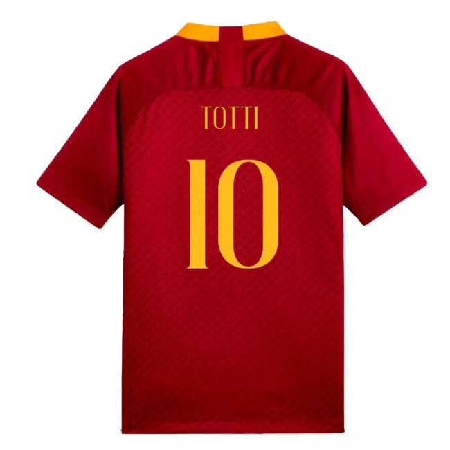 AS Roma 2018-19 Home Shirt (Mint) (Totti 10) — Buy Online
