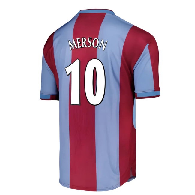 Aston Villa 2000 Home Retro Shirt (Merson 10) — Buy Now