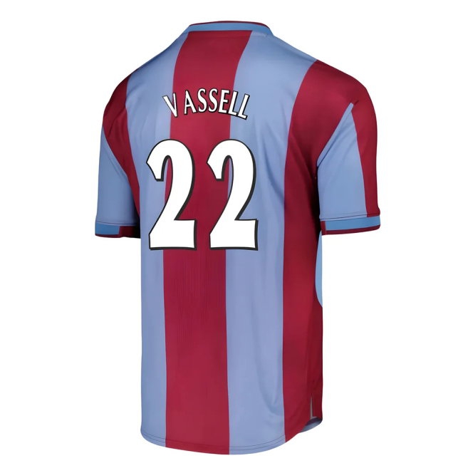 Aston Villa 2000 Home Retro Shirt (Vassell 22) — Shop Online