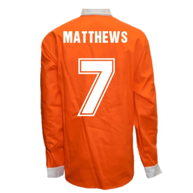 Blackpool 1953 FA Cup Final Retro Football Shirt (Matthews 7) — Shop Now