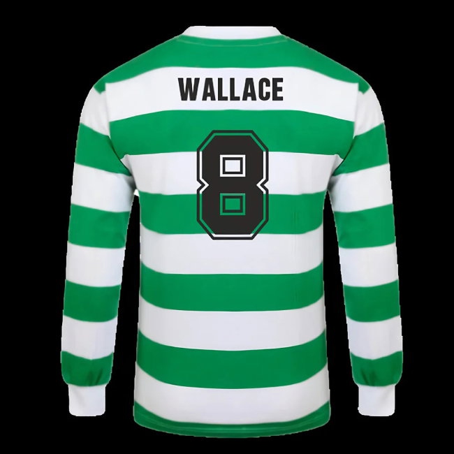 Celtic 1967 European Cup Winners Long Sleeve Retro Shirt (Wallace 8) — Buy Online